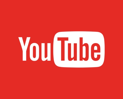 Logótipo do YouTube num quadrado com fundo vermelho